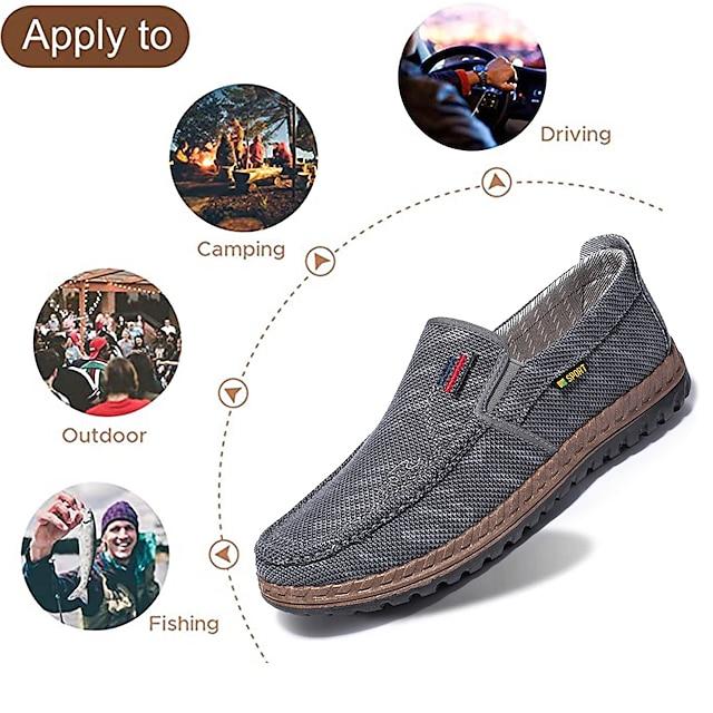 Men's Cloth Loafers Casual Outdoor Daily Walking Shoes