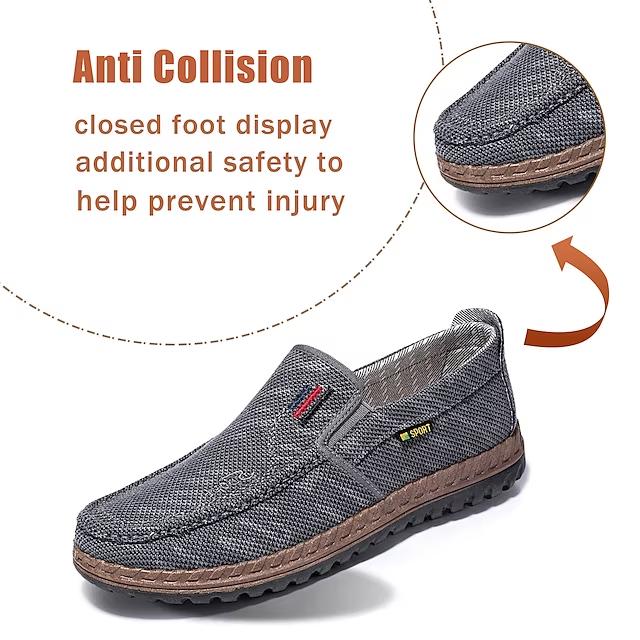 Men's Cloth Loafers Casual Outdoor Daily Walking Shoes