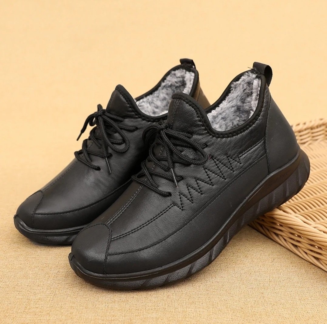 Men's Leather Winter Comfort Snow Boots