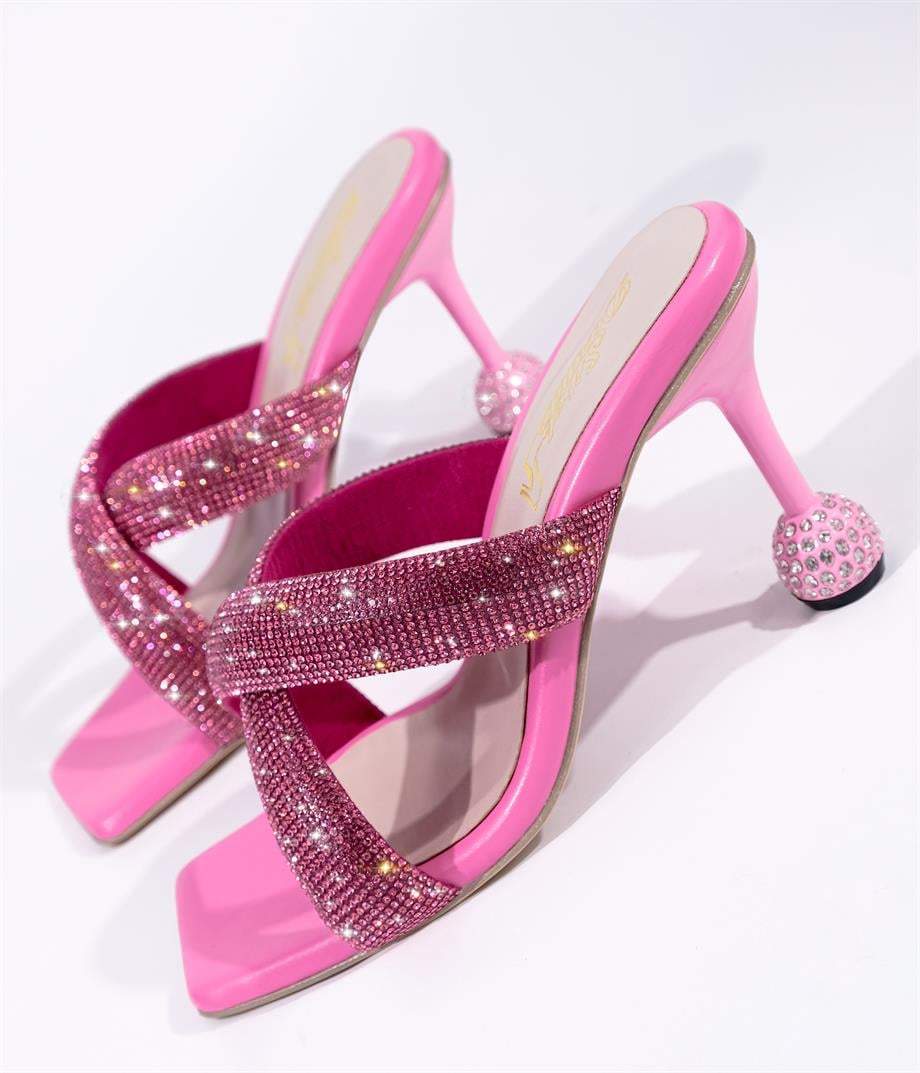 CS Diamond High Heel Sandals