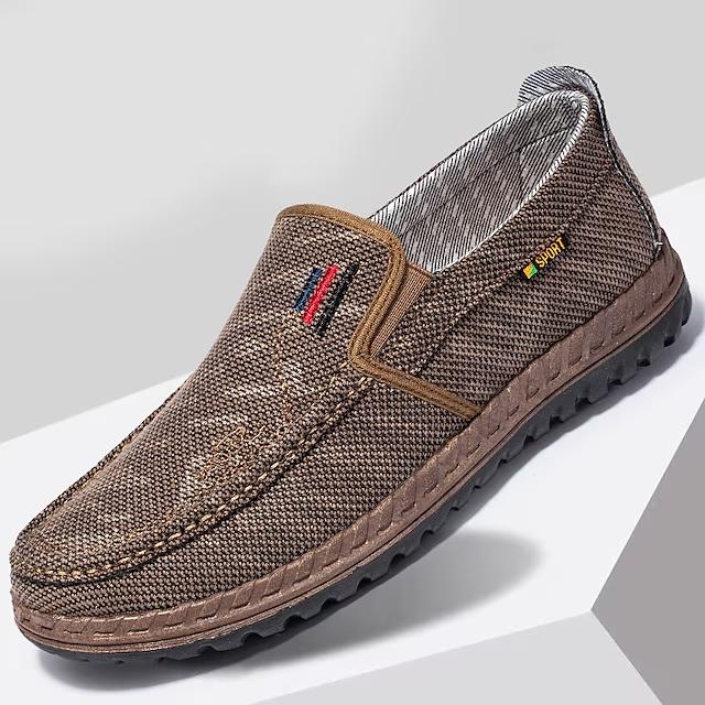 Men's Cloth Loafers Casual Outdoor Daily Walking Shoes