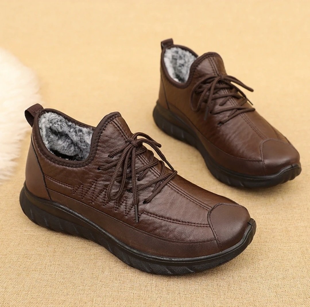 Men's Leather Winter Comfort Snow Boots