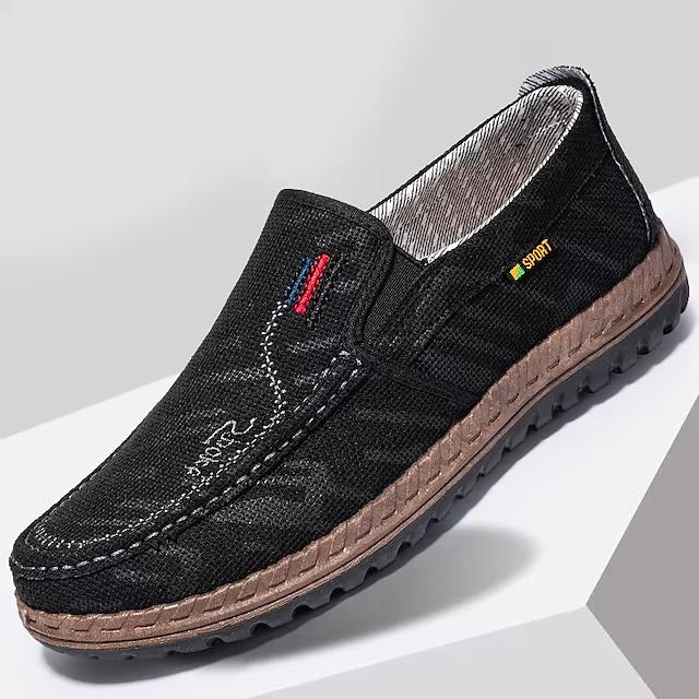 Men's Cloth Loafers Casual Outdoor Daily Walking Shoes