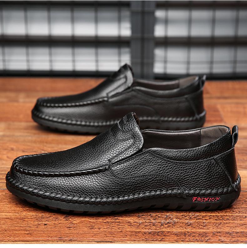 Men's Casual Breathable Leather Slip-ons & Loafers