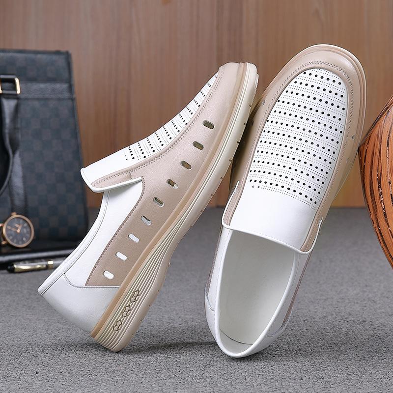 Men's Daily PU Waterproof Loafers & Slip-Ons