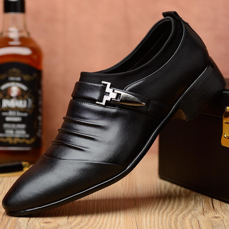 Men's Business Breathable Leather Shoes