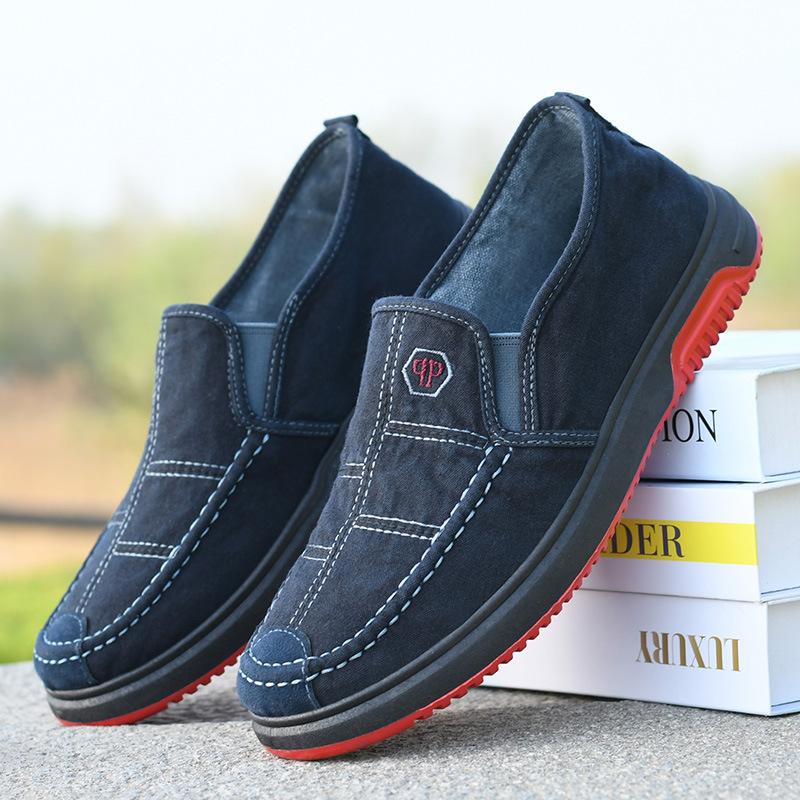 Men's Cloth Loafers Casual Classic Outdoor Daily Walking Shoes