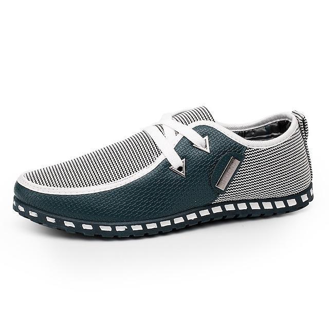 Men's Color Block Driving Loafers