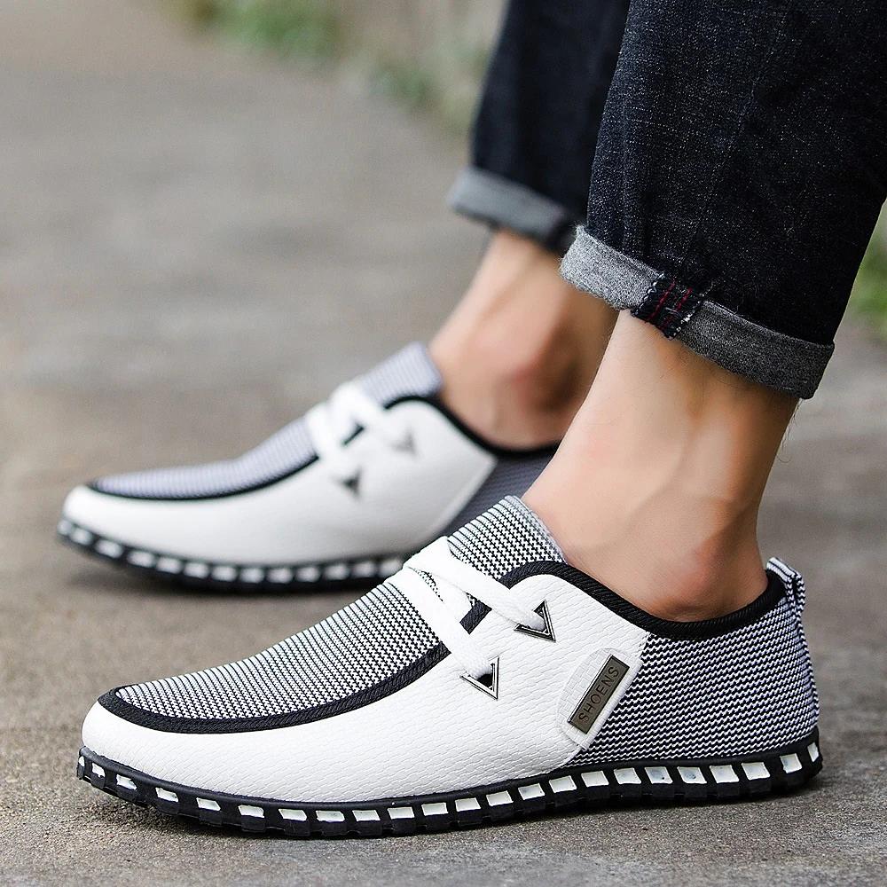 Men's Color Block Driving Loafers