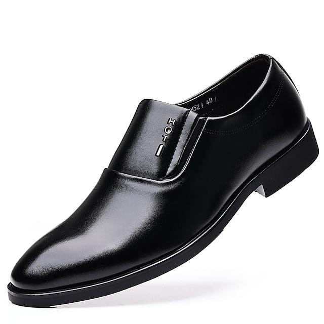 Men's Business Casual Classic Daily Office & Career Leather Loafers