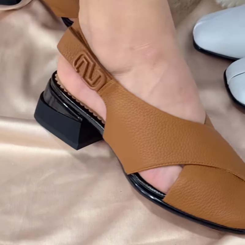 Comfortable Casual Thick Heeled Sandals