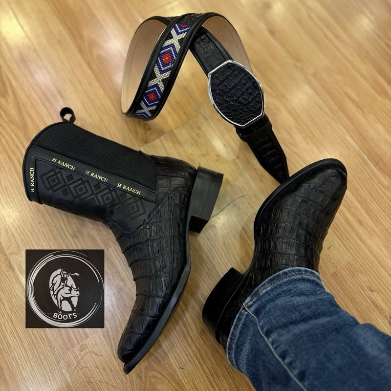 Men's Handmade Python Cowboy Boots