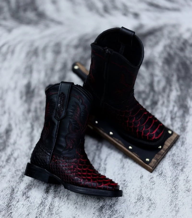 Boy's Handmade Alligator Boots
