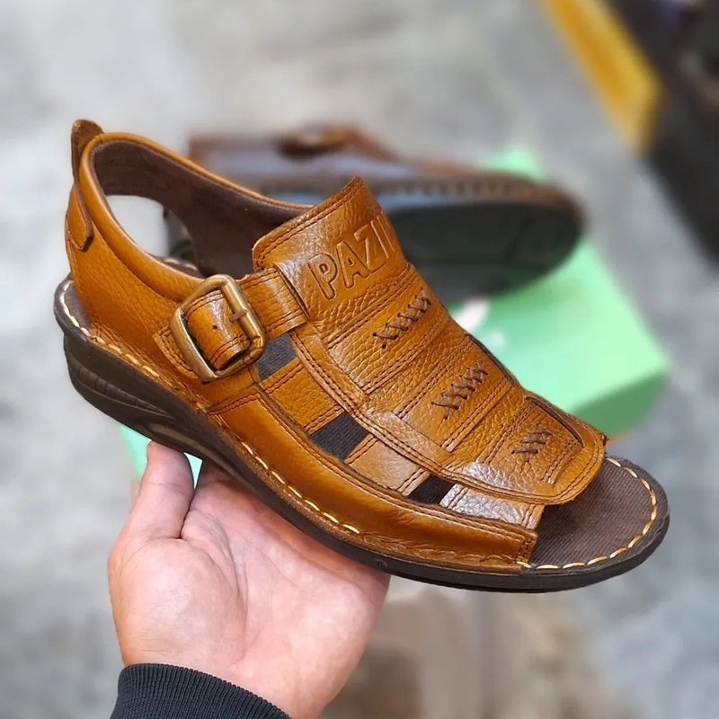 2025 Men's Non-slip Handmade Leather Sandals