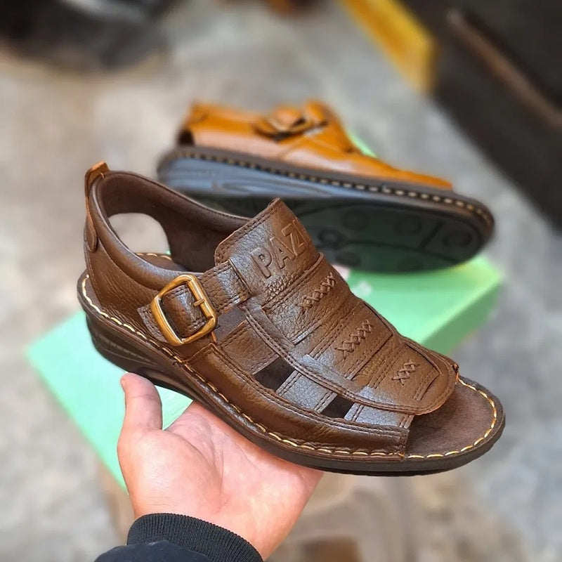 2025 Men's Non-slip Handmade Leather Sandals