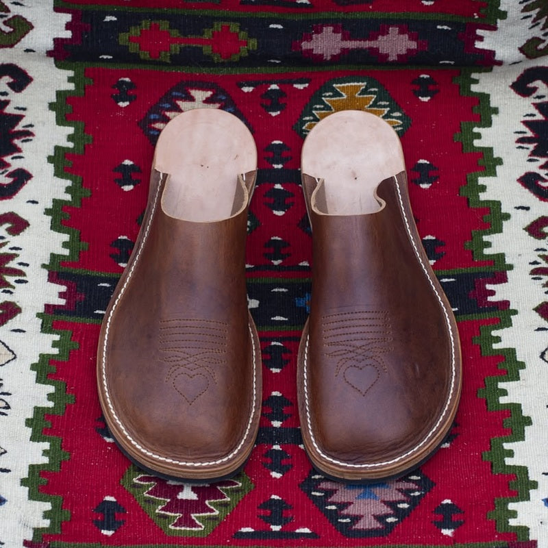Men's Handmade Leather Slippers