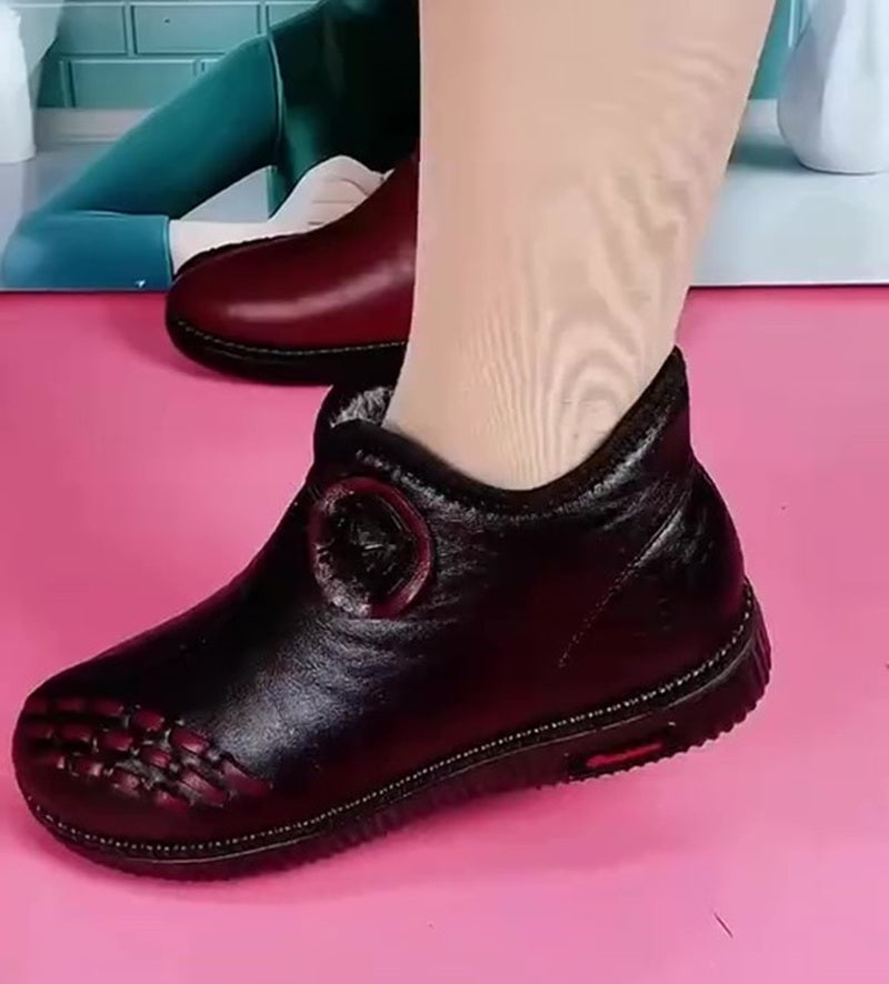 Women's Fleece-lined Warm Soft-soled Shoes