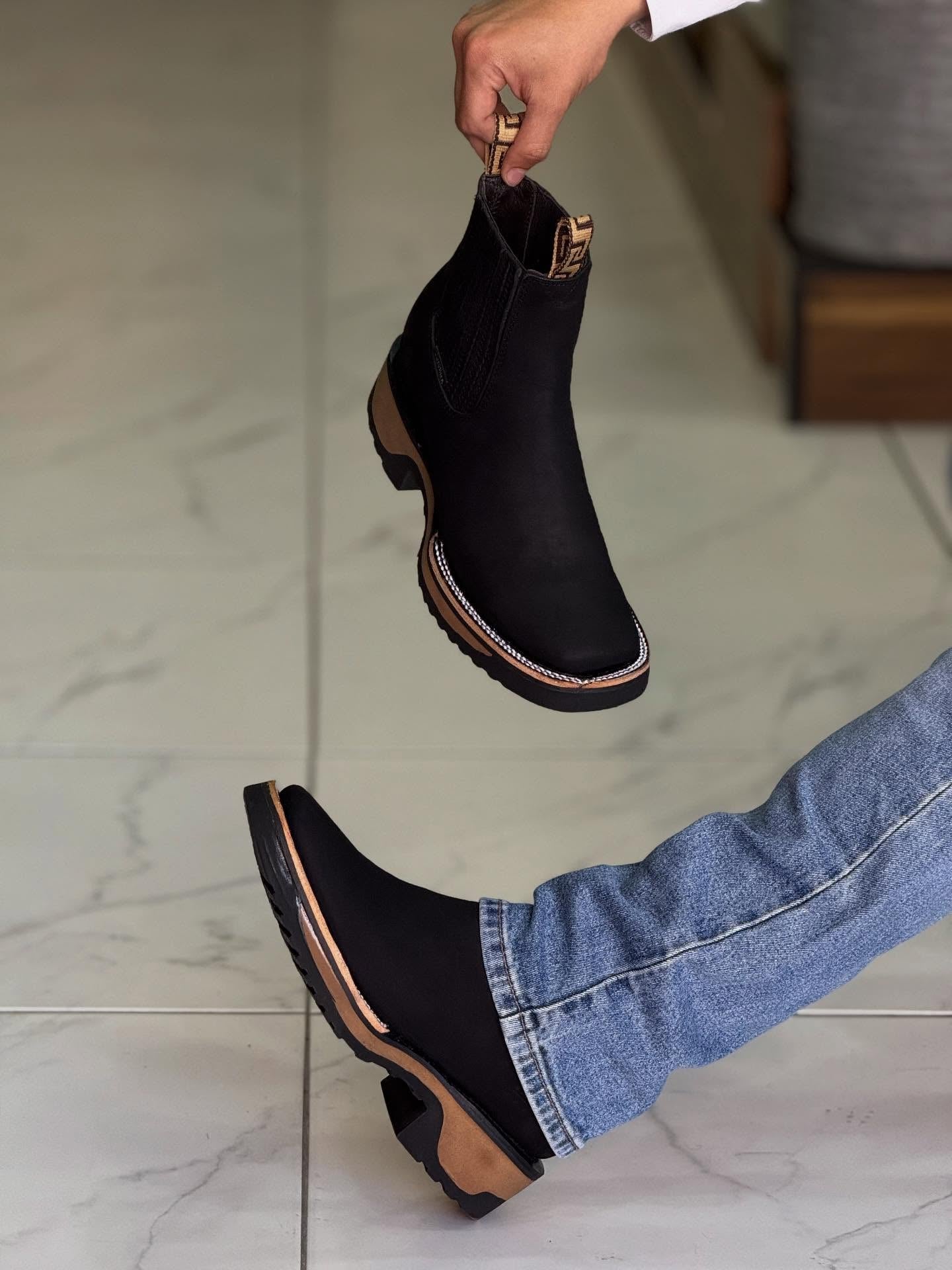 Western Cowboy Ankle Boots