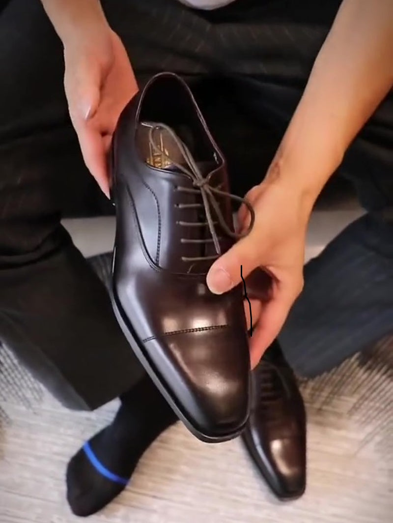 Classic Cap-Toe Lace-up Shoes