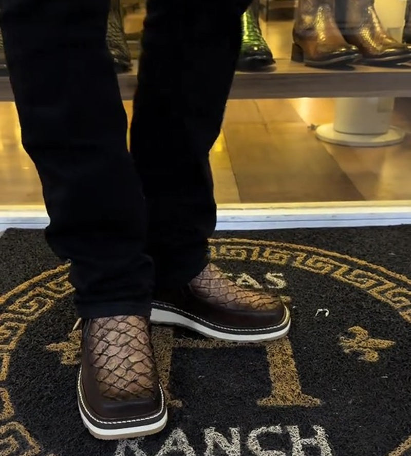 Python Luxe Zip Boots
