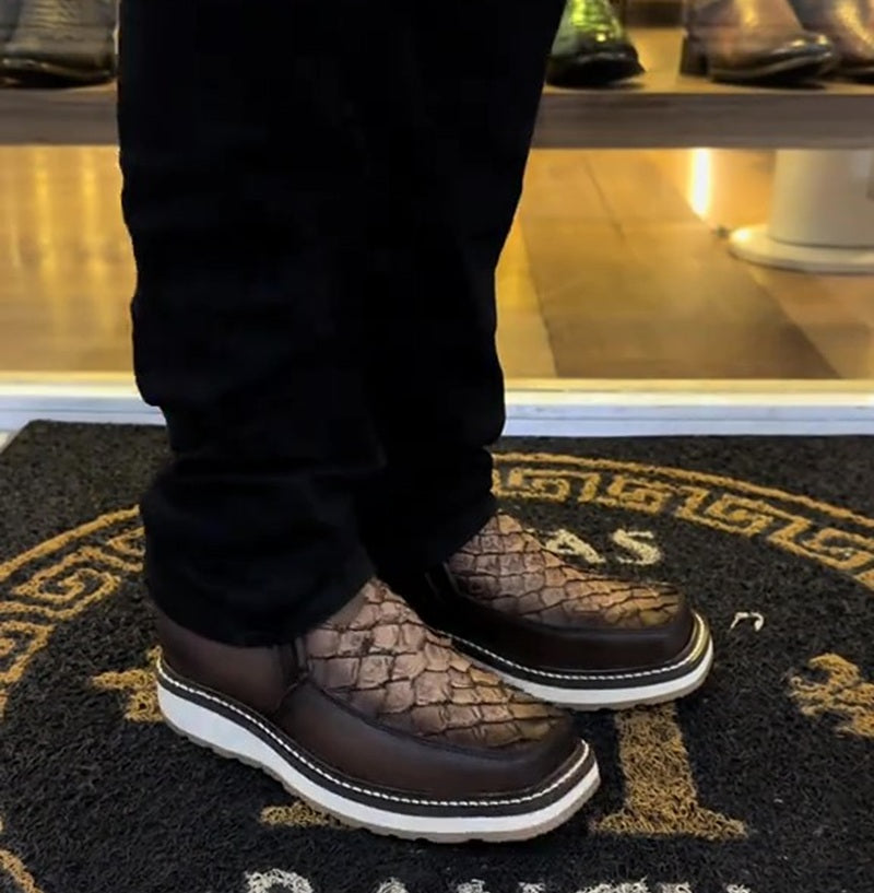 Python Luxe Zip Boots