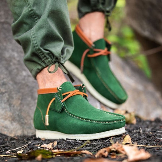 Vintage Suede Ankle Boots