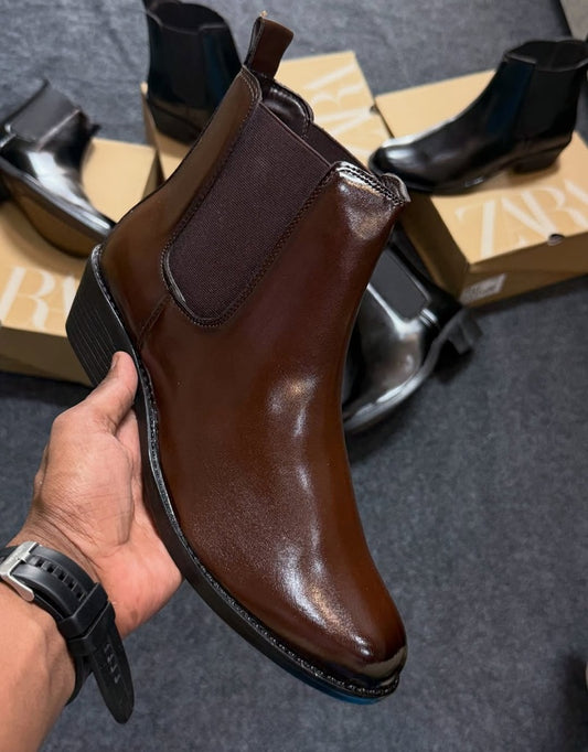 Men's Handmade Leather Ankle Boots