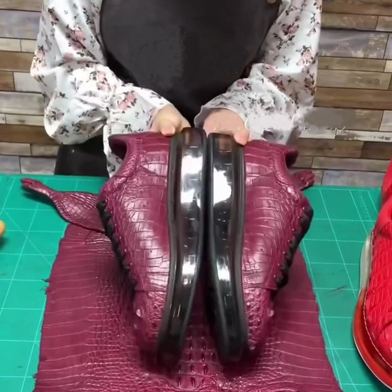 Handmade Alligator Sneakers