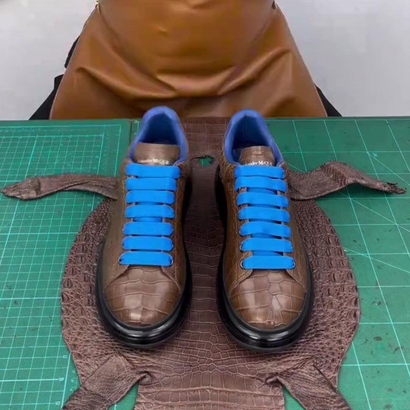 Men's Alligator-Embossed Sneakers