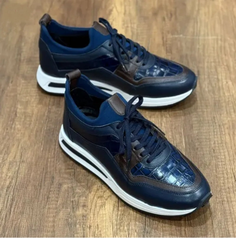 Men's Genuine Leather Sneakers