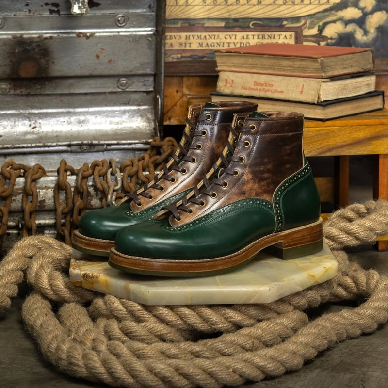 Handmade Vintage Leather Boots