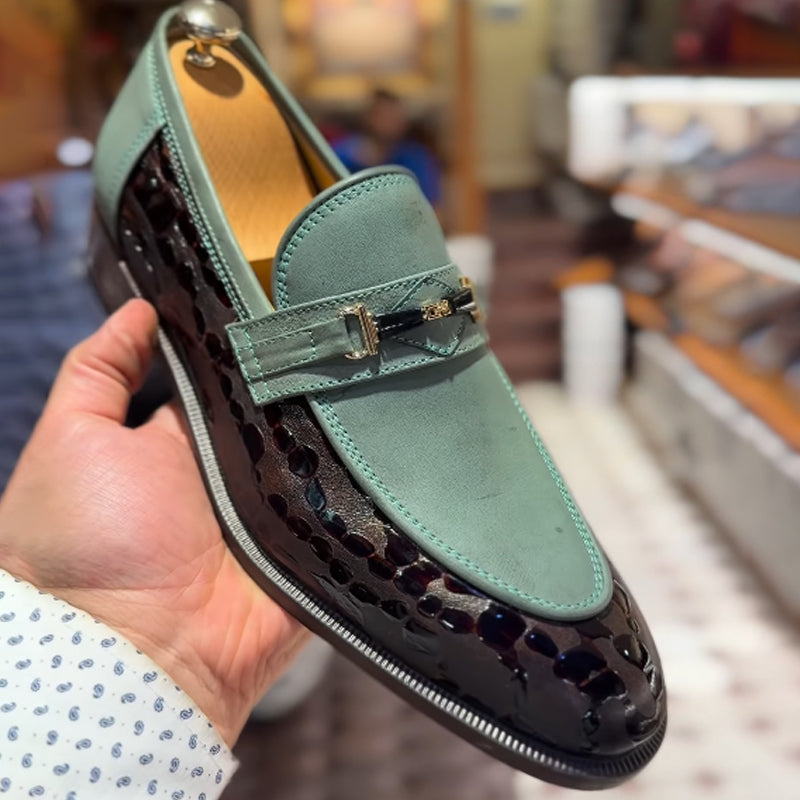 Men's Fashion Color Block Shoes