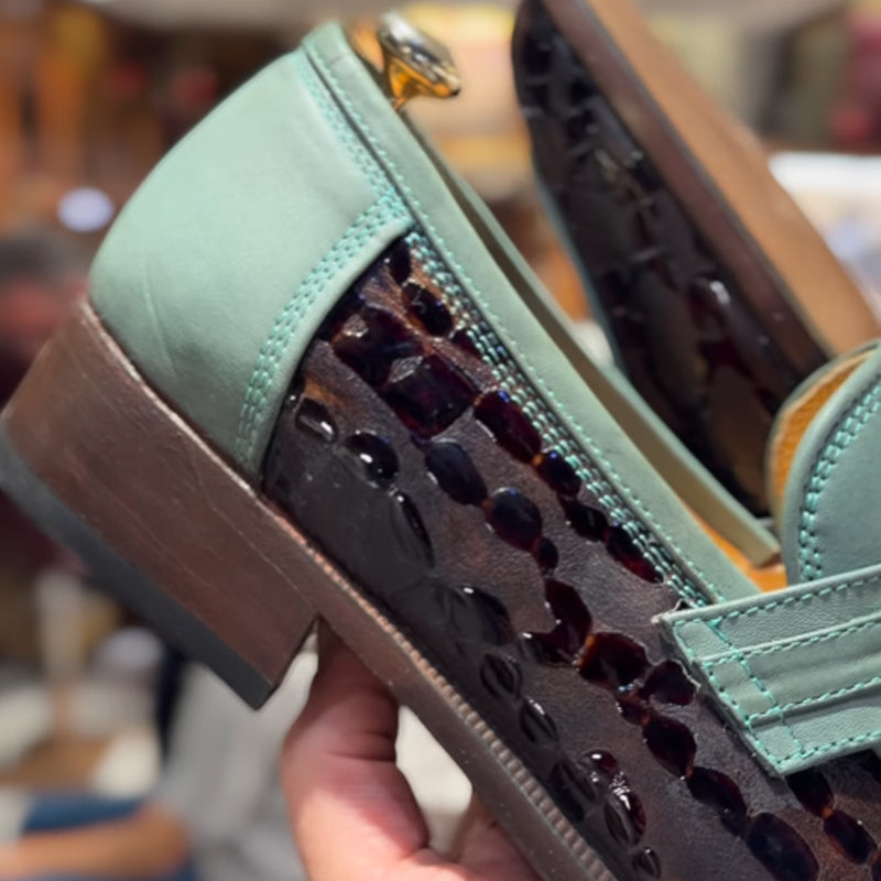 Men's Fashion Color Block Shoes