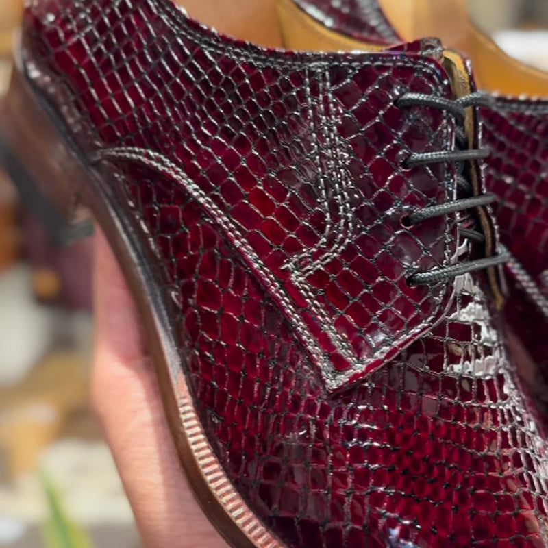 Men's Snake-toe Leather Shoes