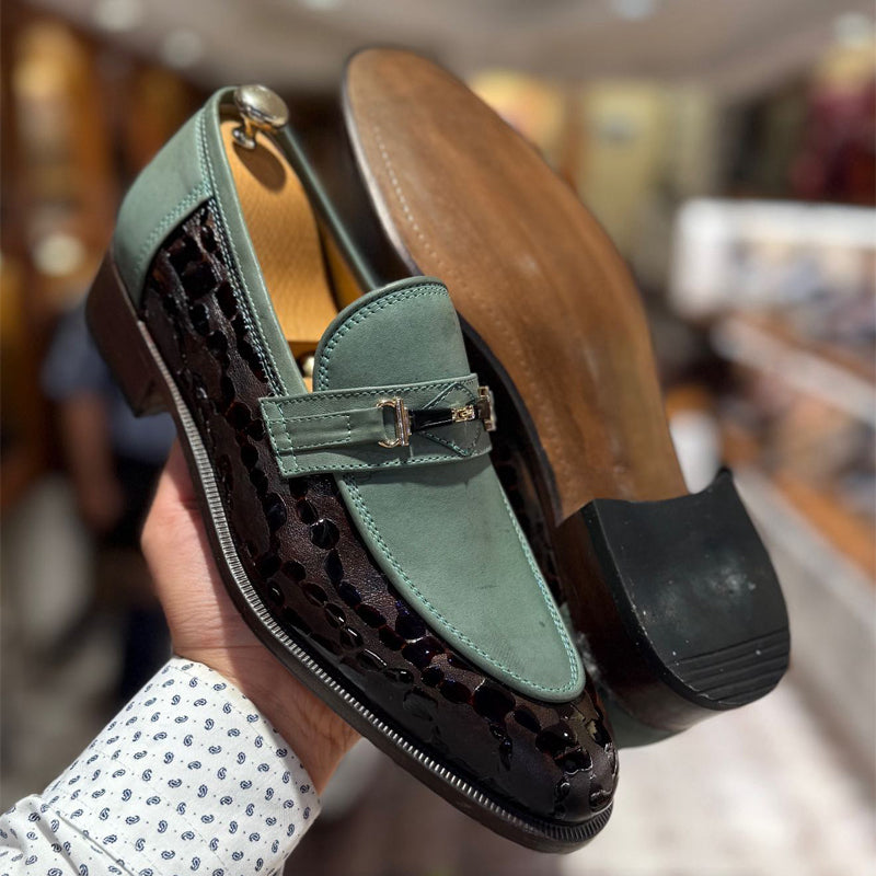 Men's Fashion Color Block Shoes