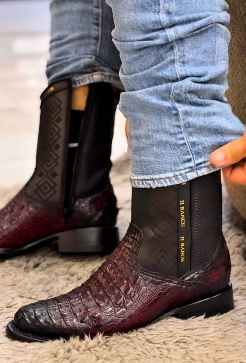 Men's Handmade Python Cowboy Boots