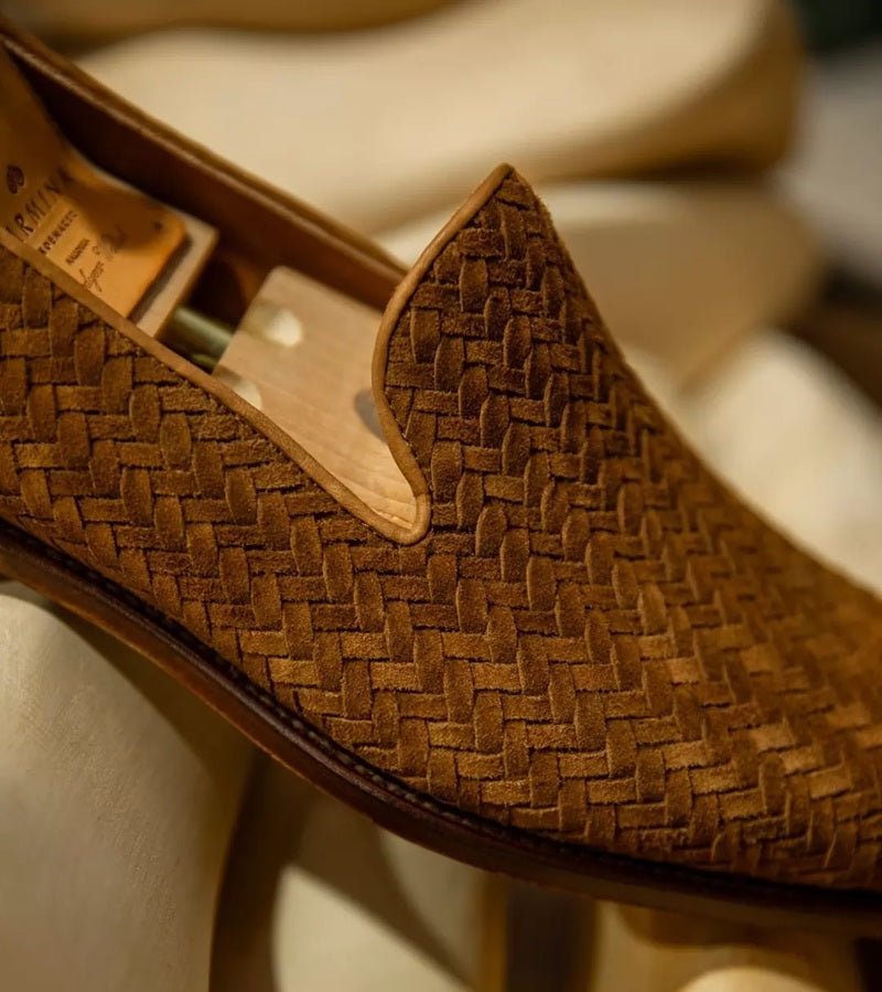 Men's Hand-woven Leather Shoes