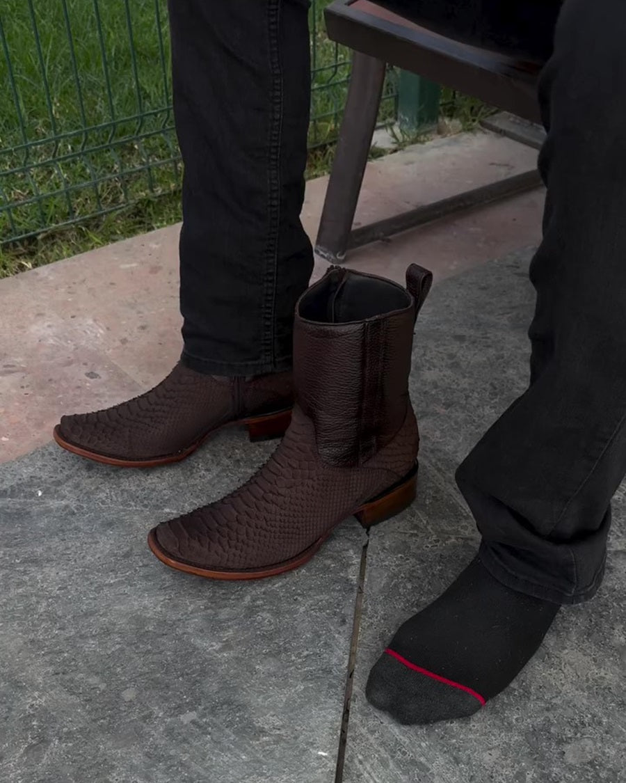 2024 Men's Crocodile Chelsea Boots
