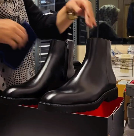 Urban Gloss Leather Boots