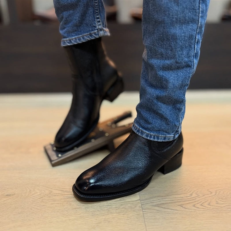 Giovanni Lorenzo Leather Ankle Boots