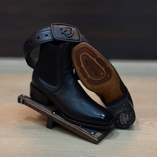Giovanni Lorenzo Leather Ankle Boots