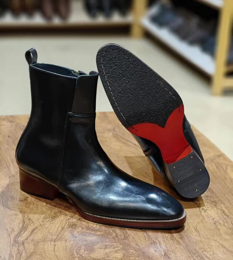 Urban Gloss Leather Boots