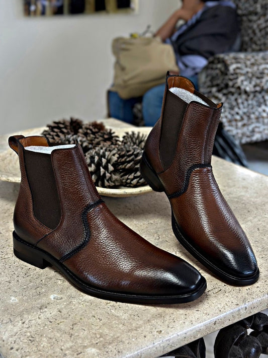 Owen Leather Ankle Boots