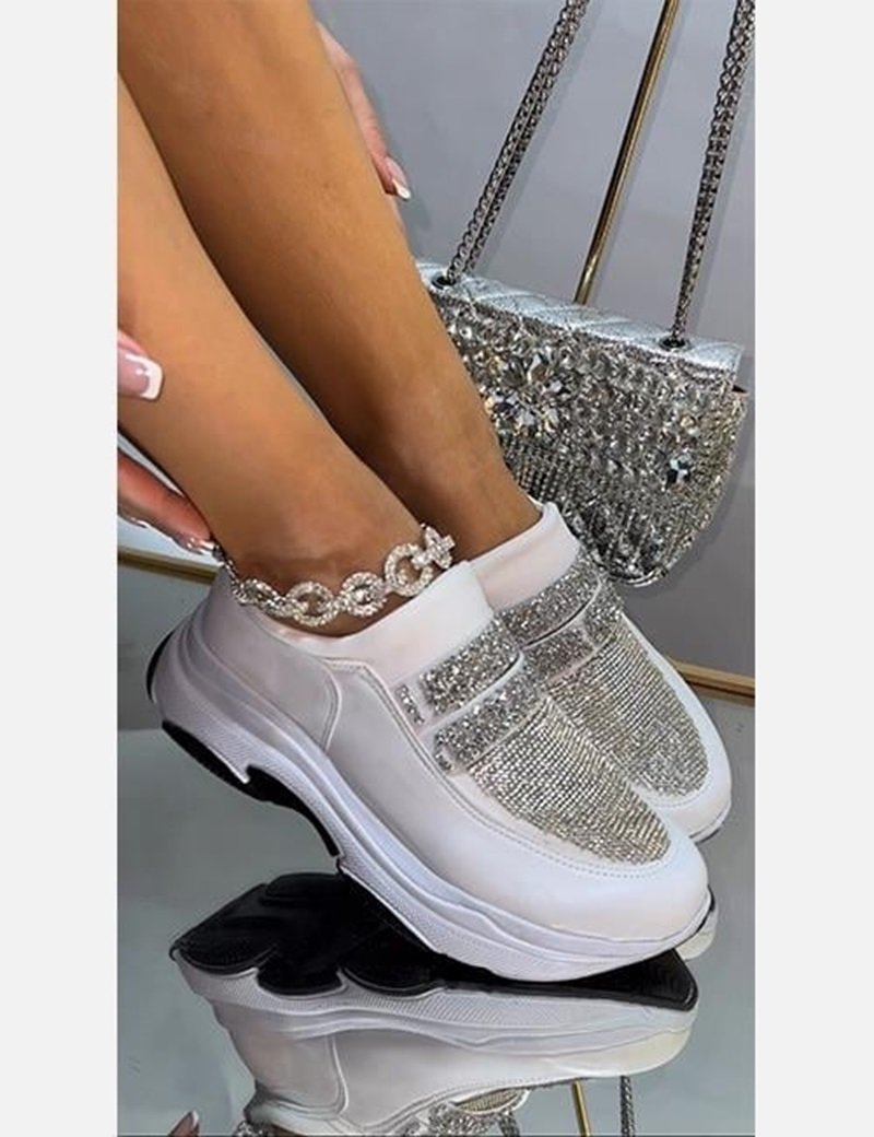 Hurli Extreme Crystal Stone Sneakers