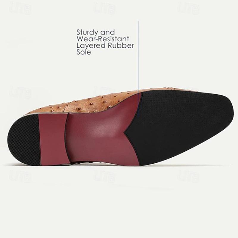 Men's Leather Full-Grain Cowhide Anti-Slip Shoes