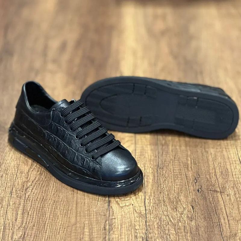 Crocodile Leather Sneaker