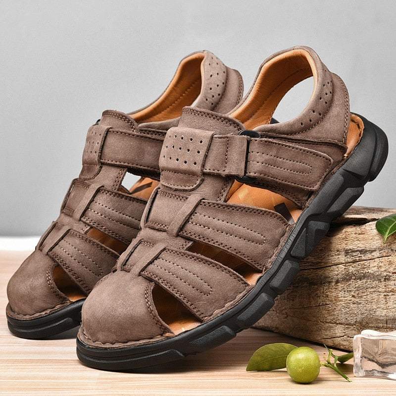 Summer Comfortable Leather Men Sandals