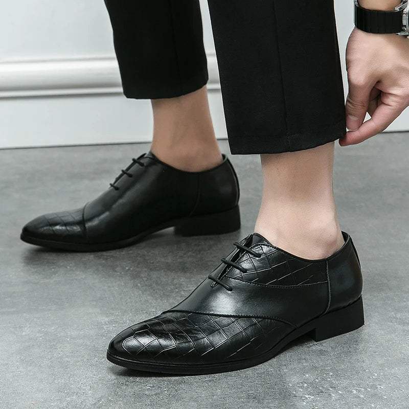 Men's Leather Oxford Shoes