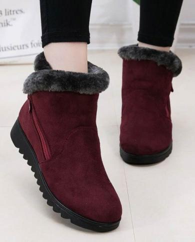 Women Winter Boots Warm Plush Snow