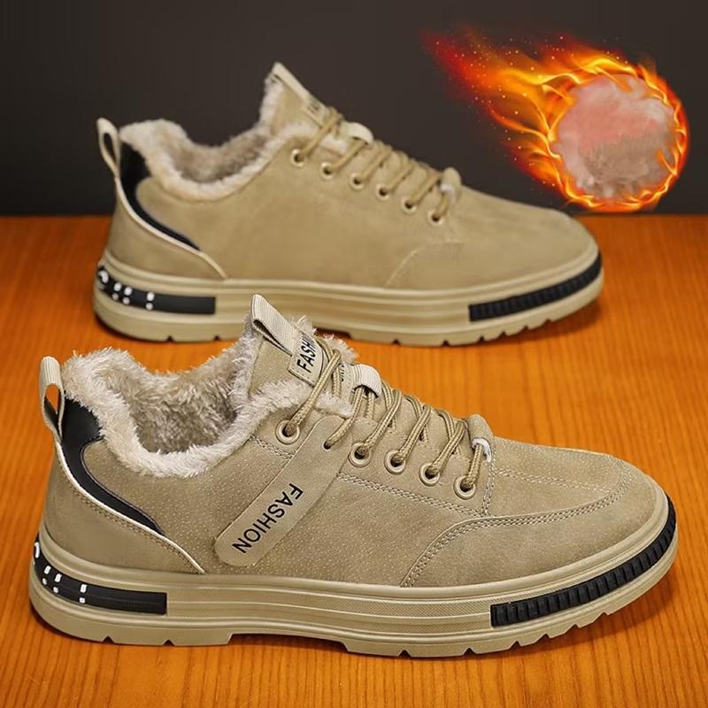 Men's Winter Plus Velvet New Anti-slip Sports Casual Shoes